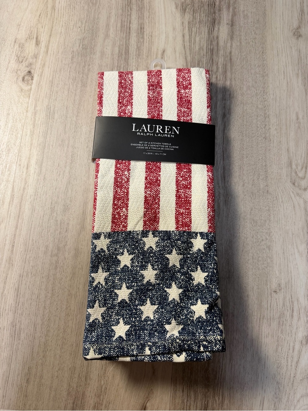 Lauren Ralph Lauren Patriotic Star & Stripes Kitchen Towel 2-piece